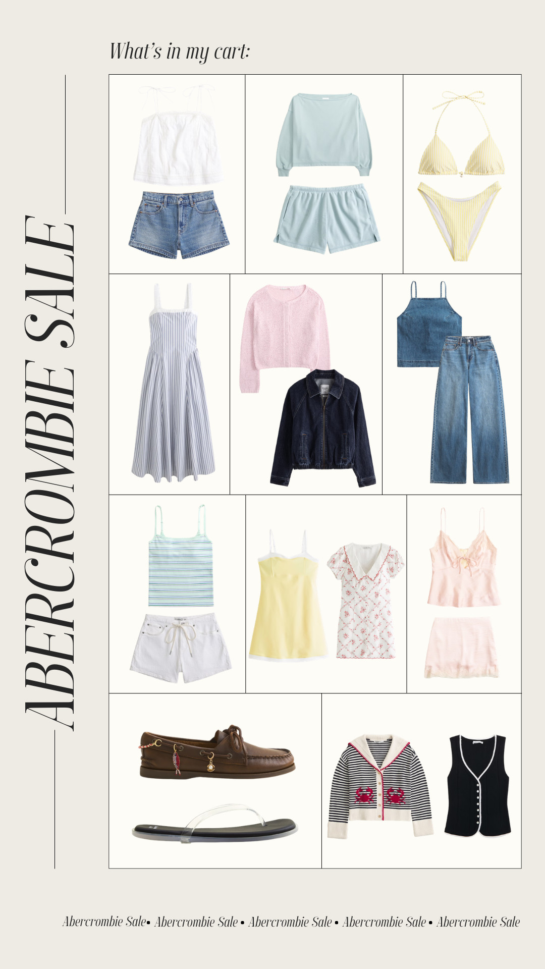 What's in my cart for the Abercrombie Sale🛒 

 #LTKootd #LTKSeasonal #LTKSaleAlert