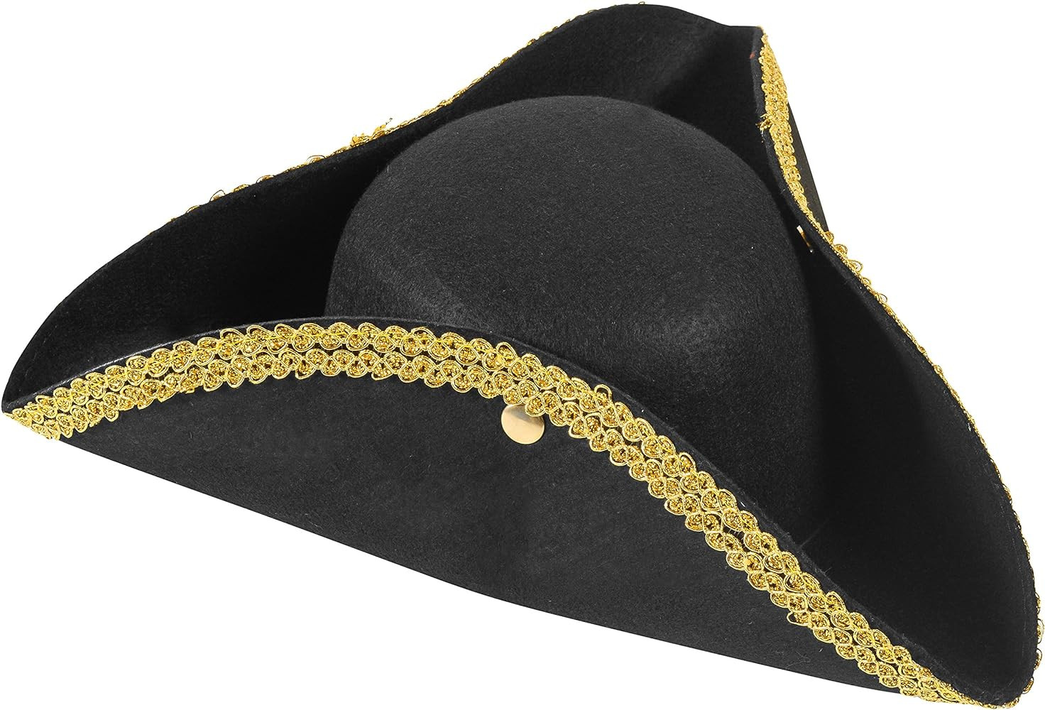 Funny Party Hats Colonial Style Tricorn Hat - Revolutionary War Deluxe Colonial Tricorn Hat | Amazon (US)