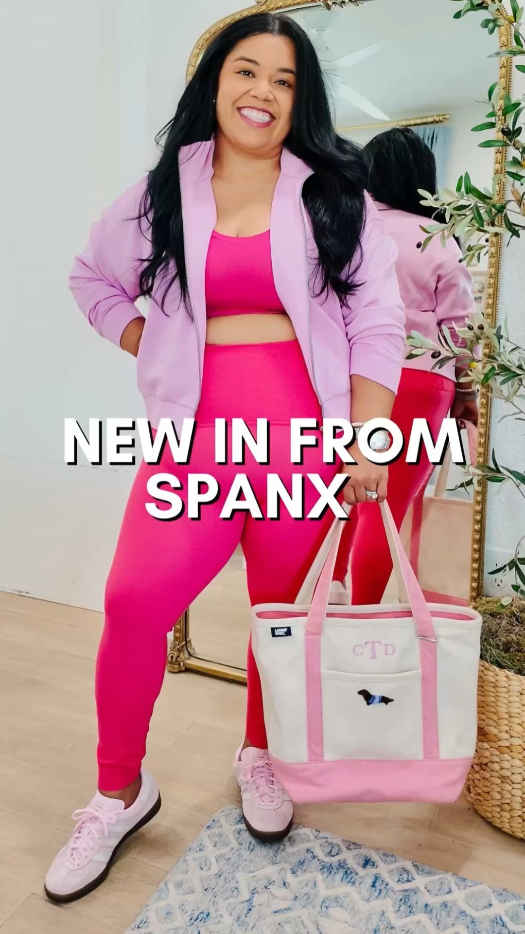 New activewear from Spanx. The 7/8 booty boost leggings are my all time favorite! I have worn them for years! They wash great and hold everything in and don’t roll down! 

I’m wearing an XL in both the top and bottom. 

My new adidas gazelle sneakers are the most gorgeous pink color and my Nike sneakers have such a pretty blue in them! Also both must haves! 

#LTKMidsize #LTKPetite #LTKActive