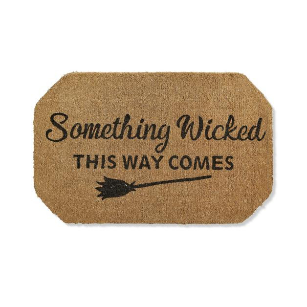 Something Wicked Coir Door Mat | Grandin Road | Grandin Road