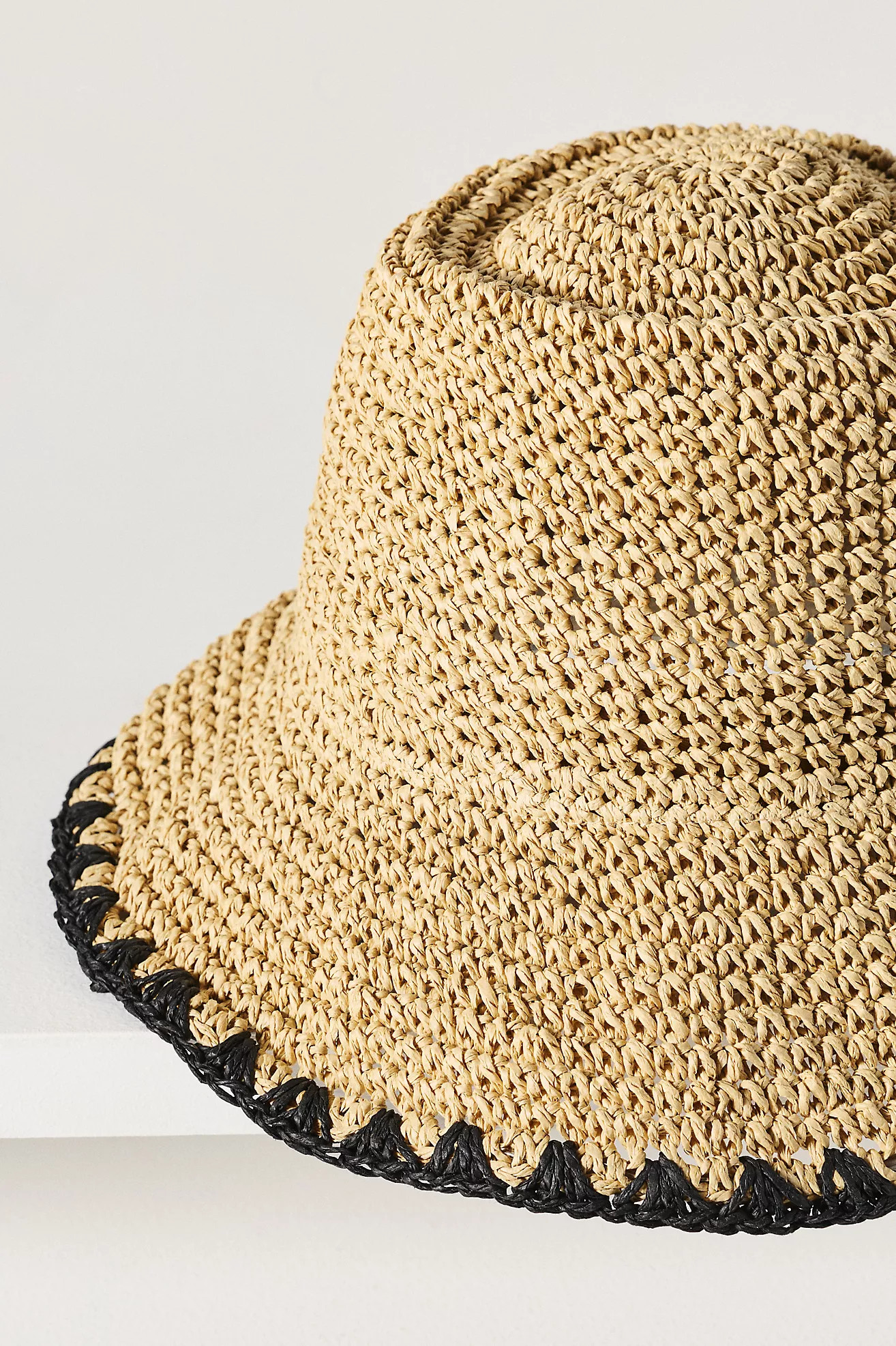 Wyeth Straw Whipstitch Bucket Hat | Anthropologie (US)