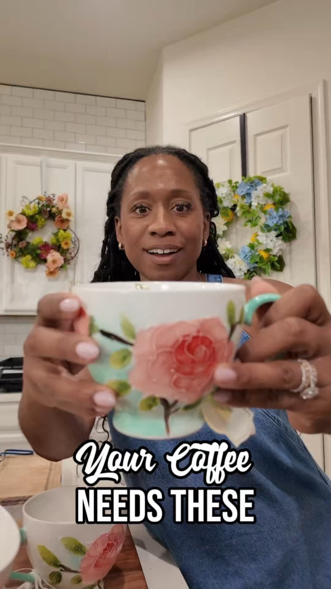 These floral mugs are giving cozy girl kitchen vibes 🌸 

From coffee mornings to evening tea, the 10 Strawberry Street Petaluxe Mug Set makes every sip feel extra special. @QVC 

👉Saved in my LTK under "Kitchen Deals"

#LTKSeasonal #LTKmorningroutine #LTKSaleAlert