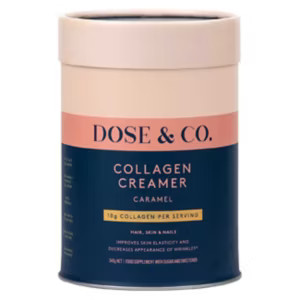 Dose & Co Dairy Collagen Creamer - Caramel 340g | Boots.com