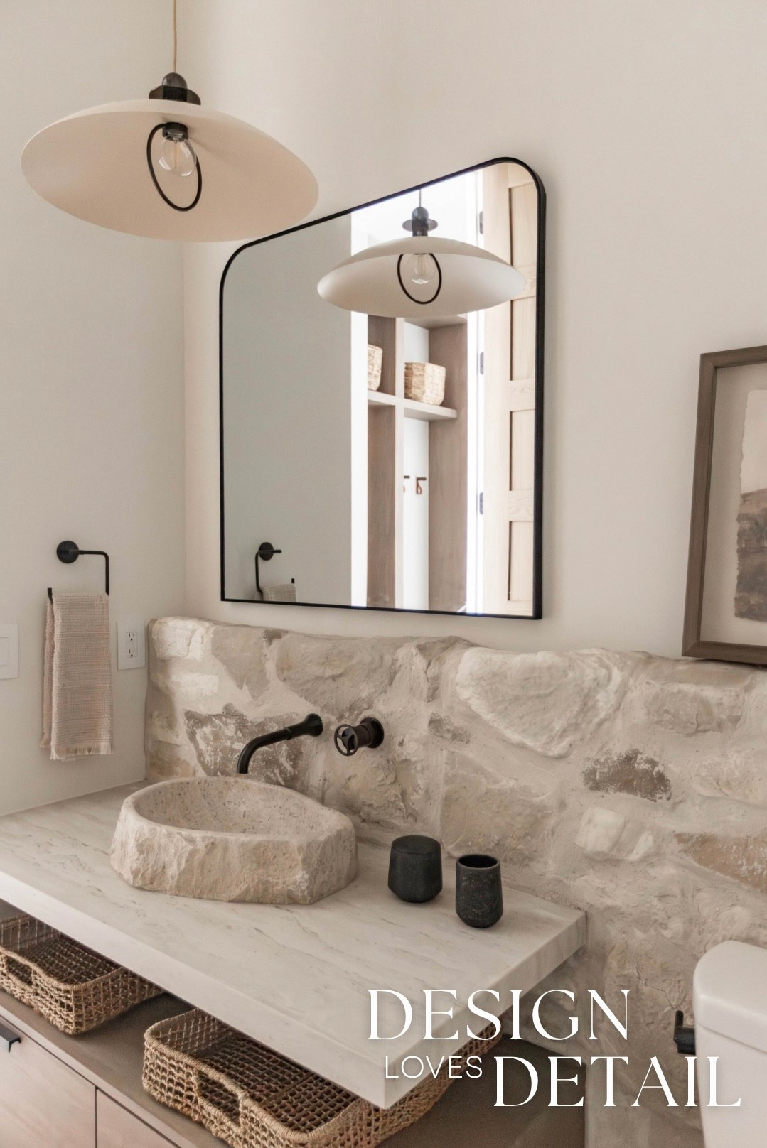Seriously adore this bathroom from the parade house project!! The adorable light is on sale right now!

#LTKHome #LTKSeasonal #LTKSaleAlert