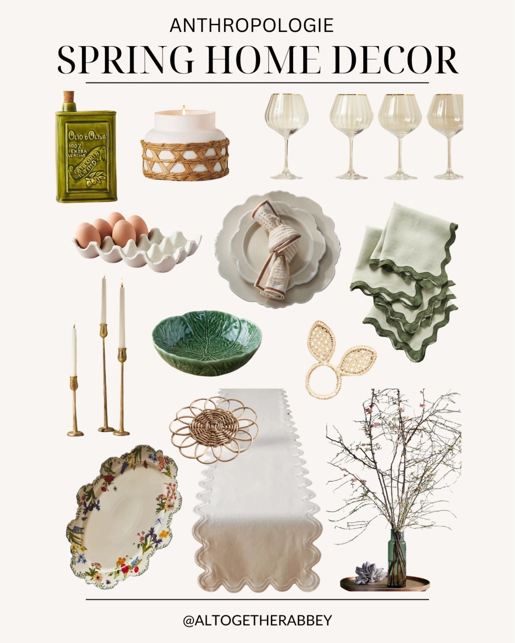 Easter Table Decor | Spring Table Decor from Anthropologie 🌷

Spring tablescape, Easter table decor, hosting, cloth napkins, scalloped decor, olive oil canister, fluted wine glasses, Spring home decor, kitchen and diningg

#LTKSpringSale #LTKSeasonal #LTKhome