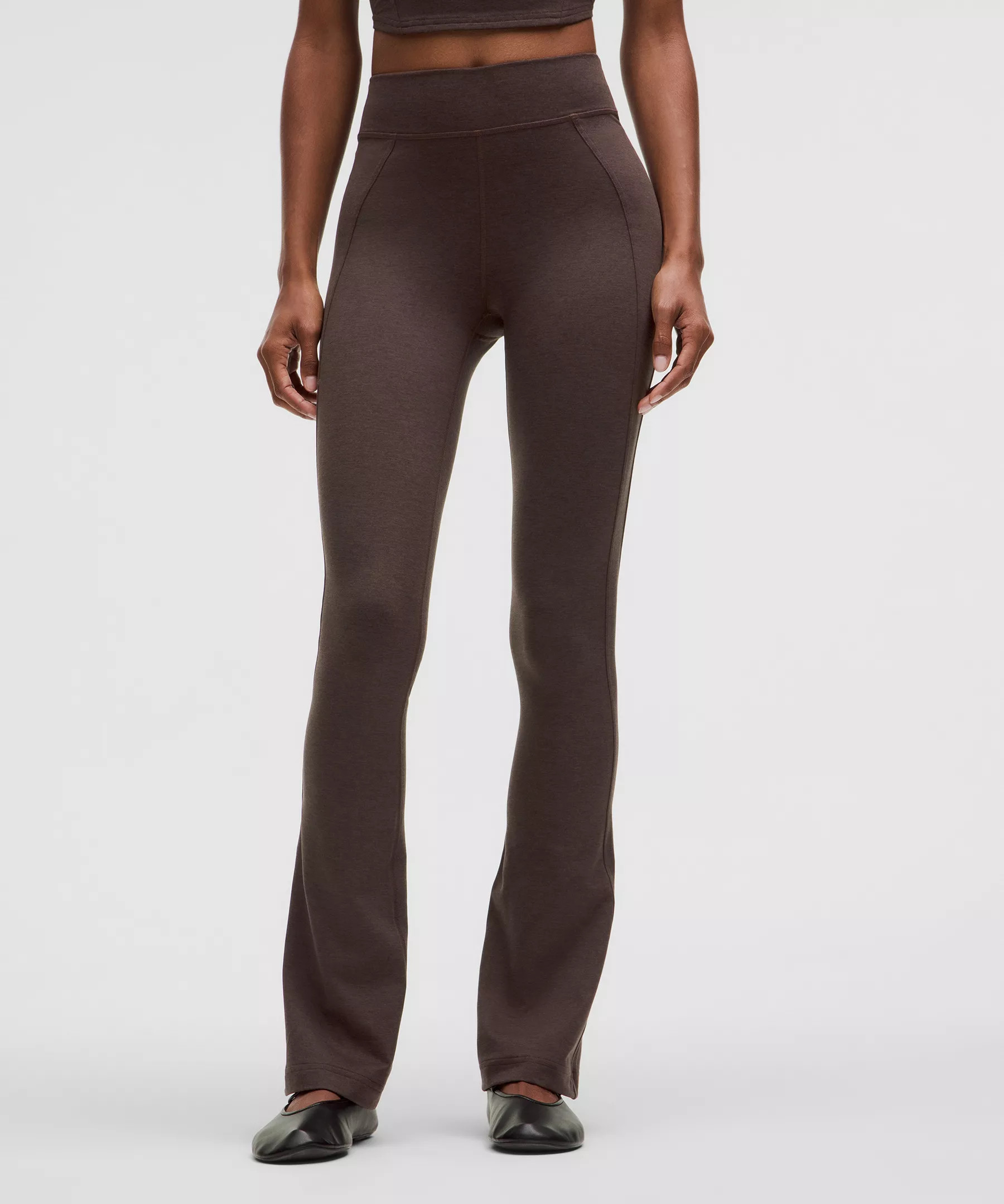 Softy Suedey Split-Hem High-Rise Mini-Flare Pant | Lululemon (US)