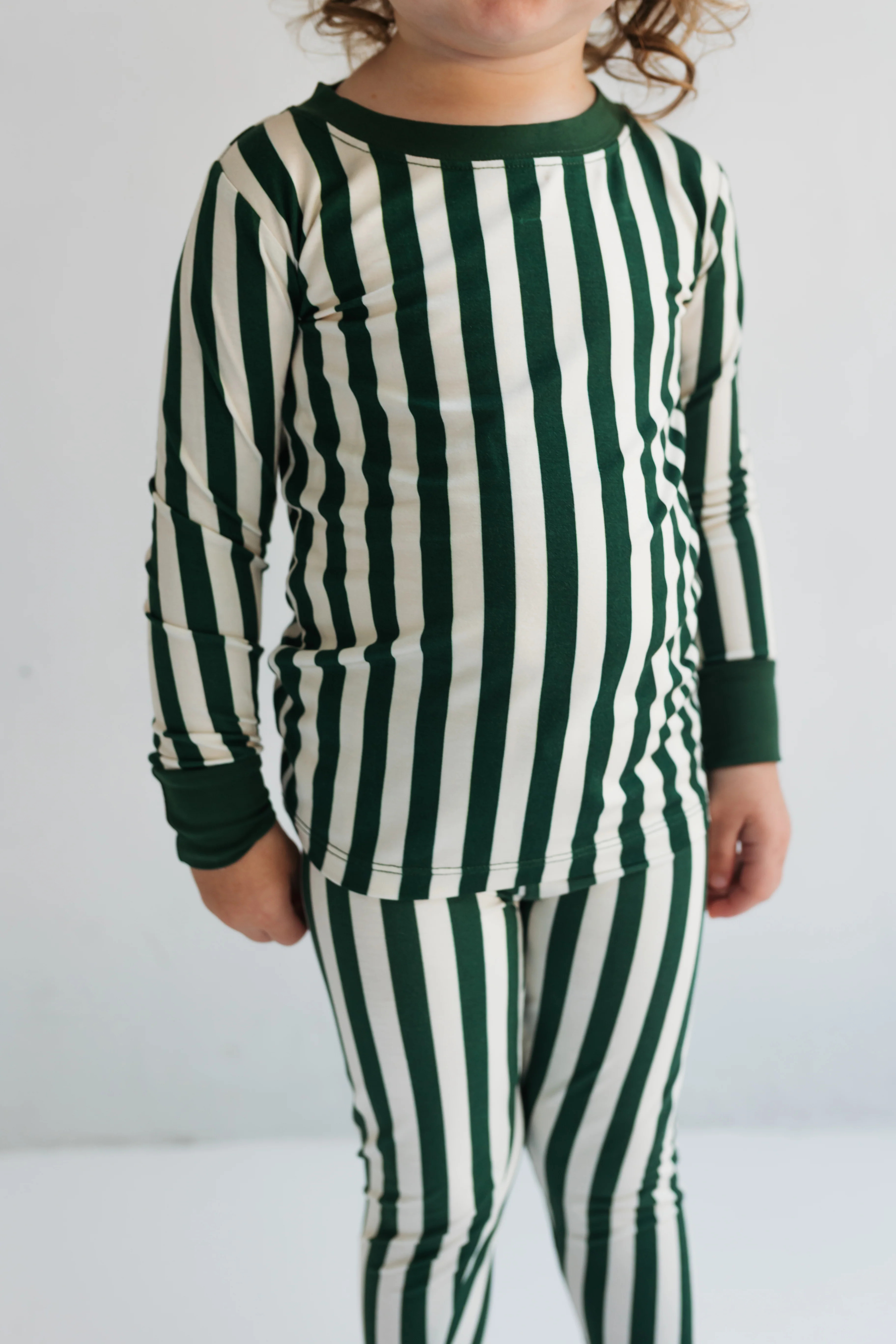 Green Stripe Two Piece Set PRE-ORDER SHIPPING 11/14 | In My Jammers