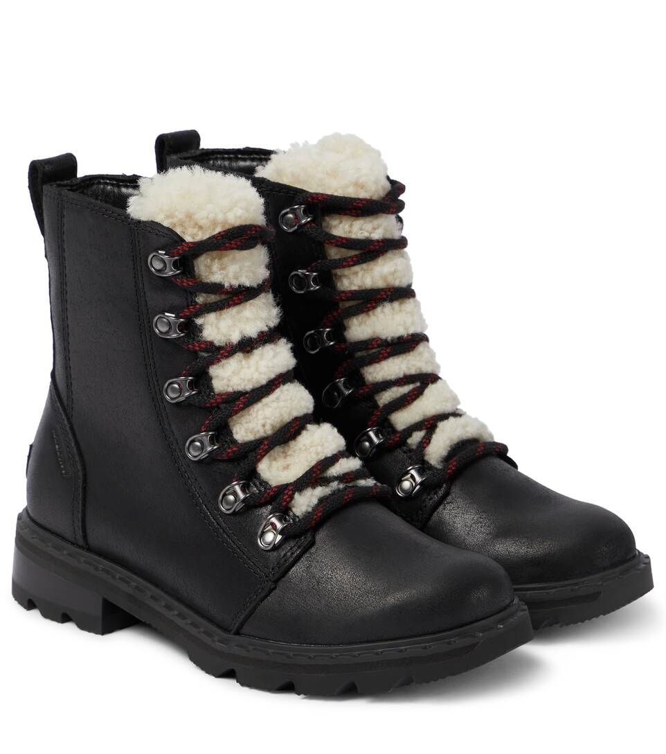 Lennox leather and shearling combat boots | Mytheresa (US/CA)