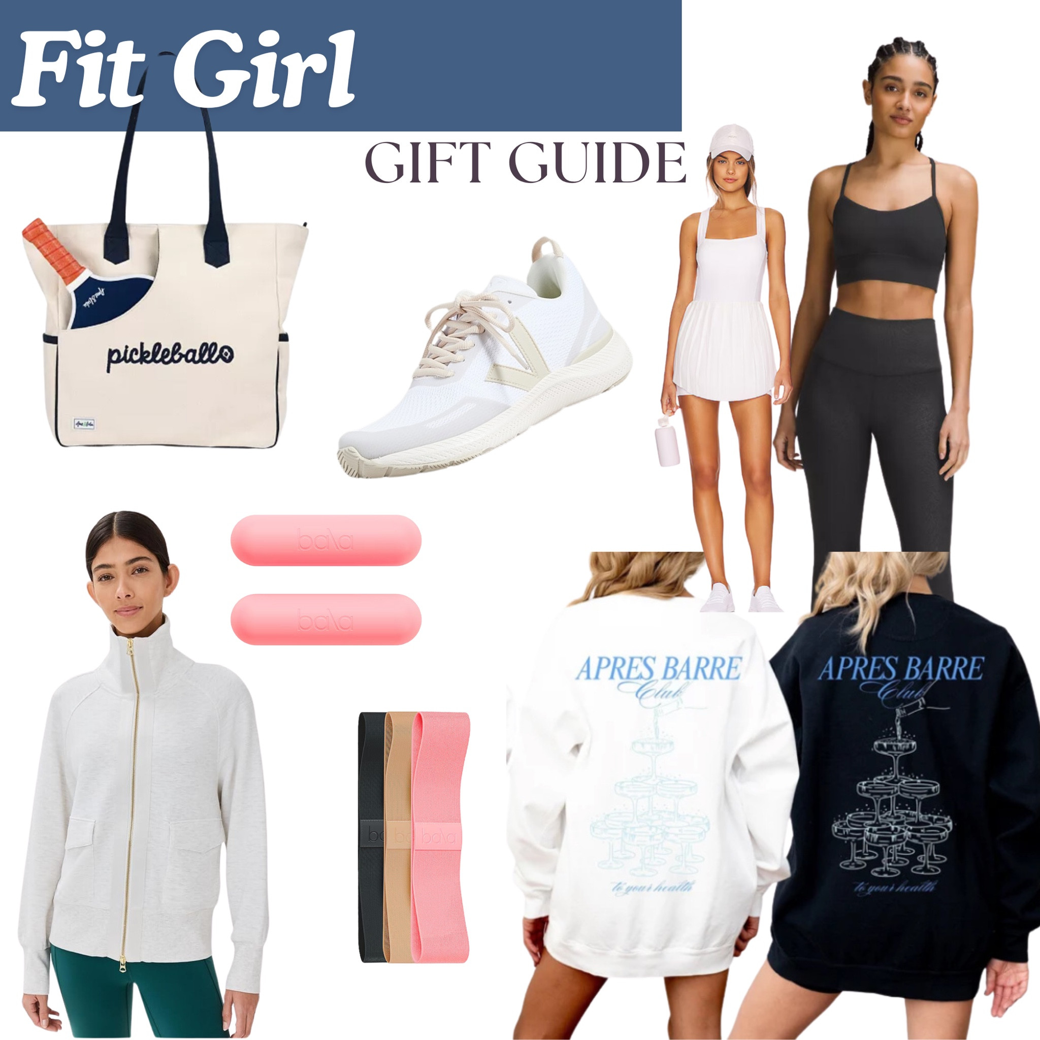 Fit girl gift guide fitness gifts Pilates instructor group fitness glass gifts workout friends gift staying healthy gifts activewear gift sets 

#LTKHoliday #LTKGiftGuide #LTKFitness