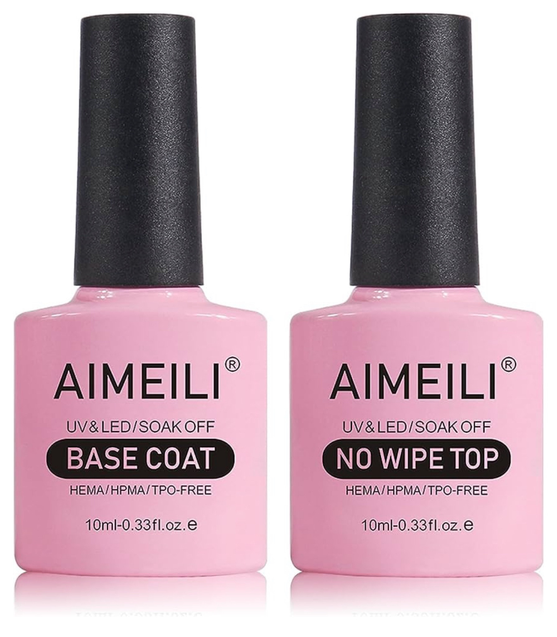 Base e top coat de gel Hemma free