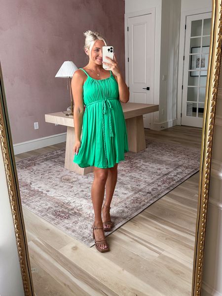 Wearing a size small in this dress! Perfect for #vacation or #countryconcert 

#LTKunder50 #LTKstyletip #LTKshoecrush