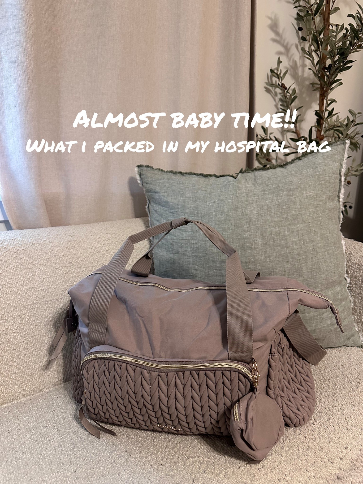 Some of the things I packed in my hospital bag 

#LTKBaby #LTKItBag #LTKBump