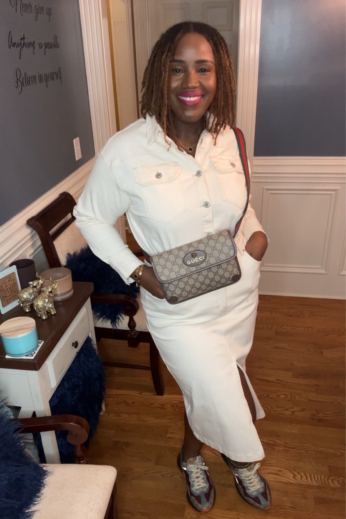 Walmart Cream Denim Dress

#LTKFindsUnder50 #LTKStyleTip #LTKMidsize