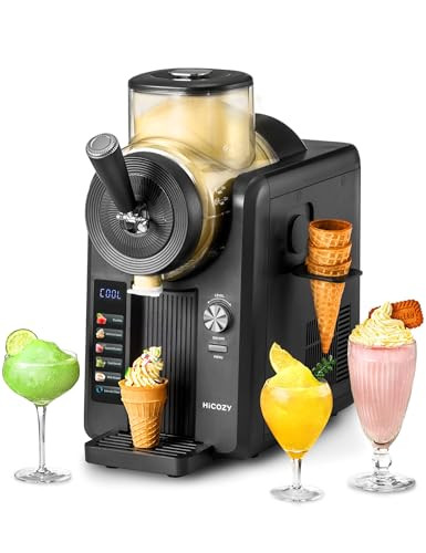 HiCOZY F3 Slushie Machine & Soft Serve Ice Cream Machine, No Ice Needed, Self-Cleaning, 5 Presets... | Amazon (US)