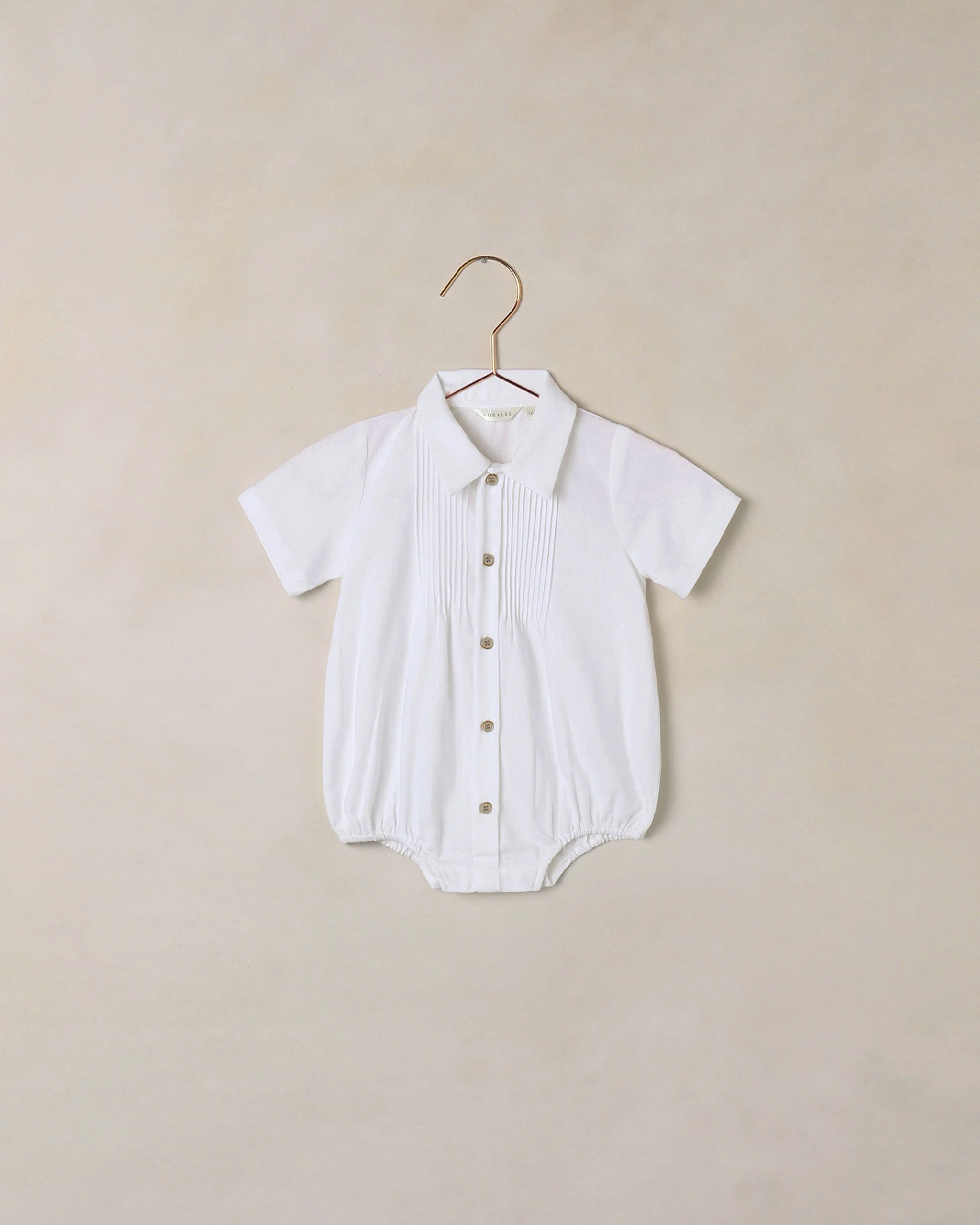 Henry Romper Ivory | Rylee + Cru