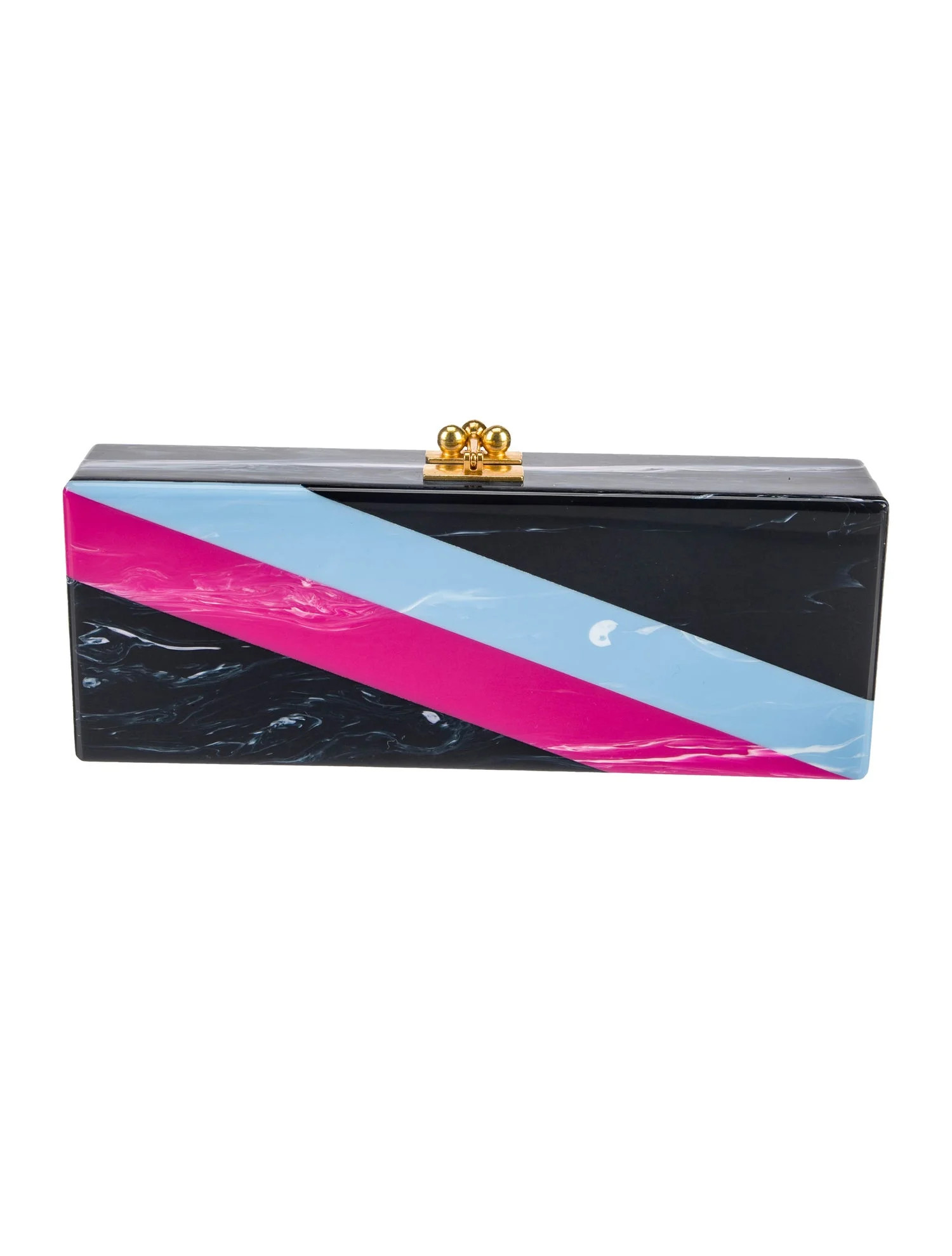Printed Acrylic Clutch | The RealReal