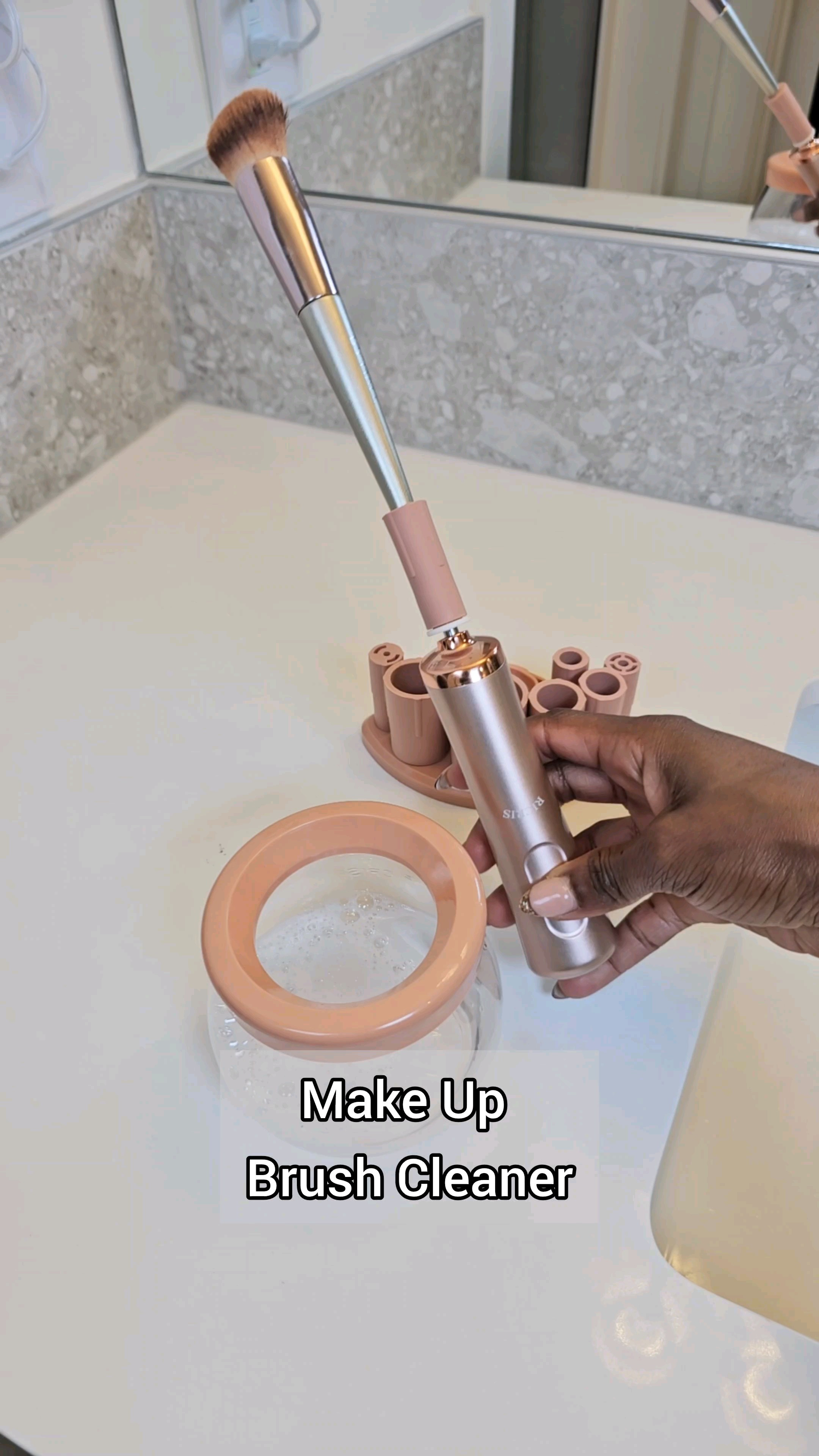 Electric Make up brush cleaner, Cleans and also drys your brushes. 

#LTKBeauty #LTKStyleTip #LTKFindsUnder50