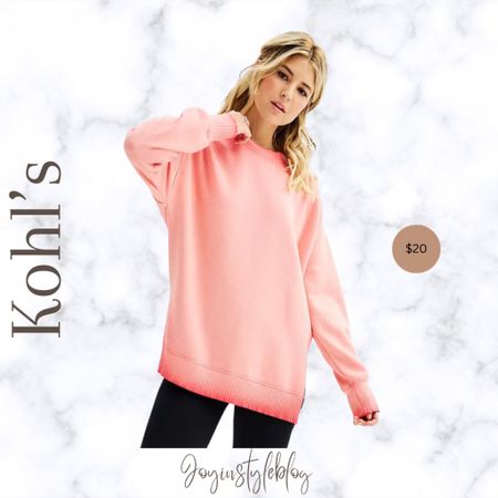 Kohl’s sale / Juniors' SO® Oversized Weekend Tunic / spring outfit / travel outfit / comfy sweatshirt 

#LTKSaleAlert #LTKOver40 #LTKFindsUnder50