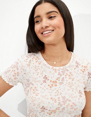AE Printed Baby Tee | American Eagle Outfitters (US & CA)