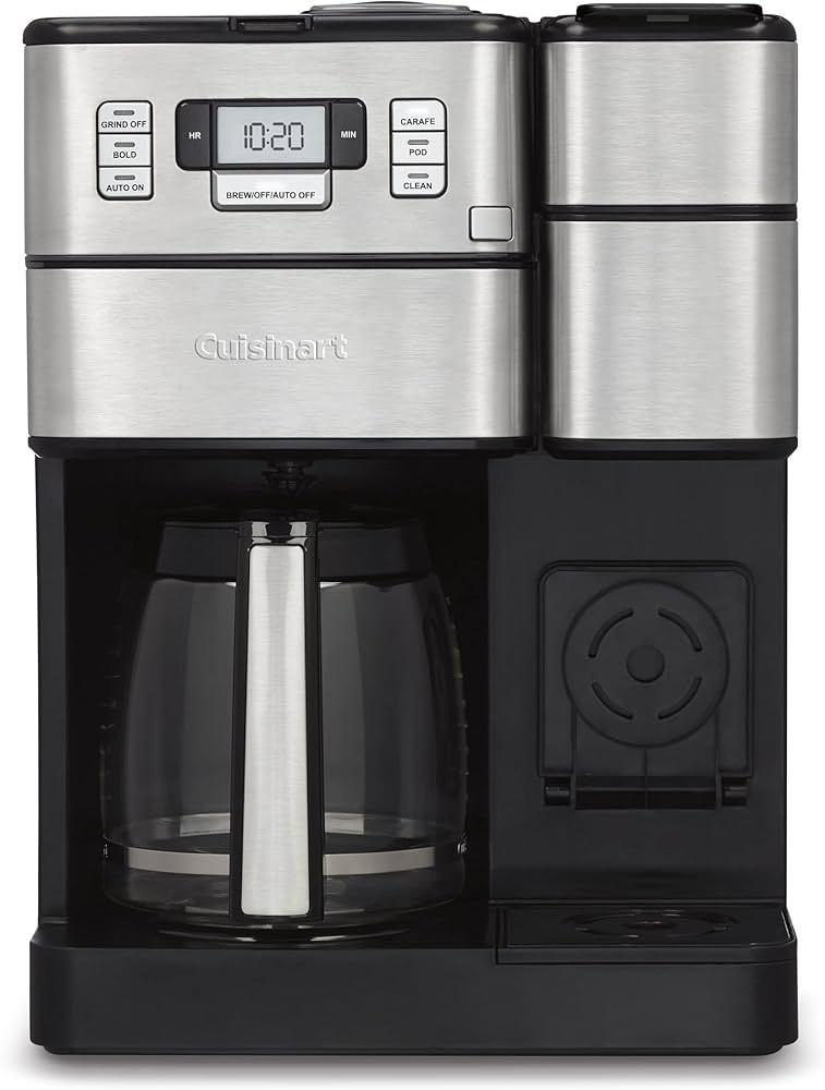Cuisinart SS-GB1 Coffee Center Grind and Brew Plus, Built-in Coffee Grinder, Coffeemaker and Sing... | Amazon (US)