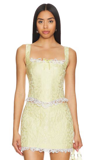 Jalan Bustier Top in Butter Yellow | Revolve Clothing (Global)