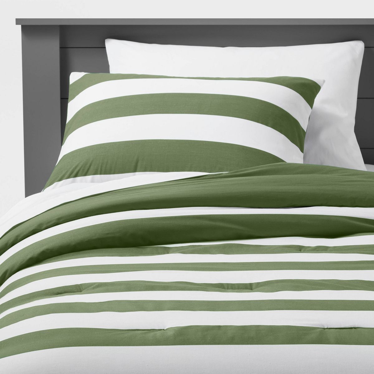 Rugby Striped Kids' Comforter Set - Pillowfort™ | Target