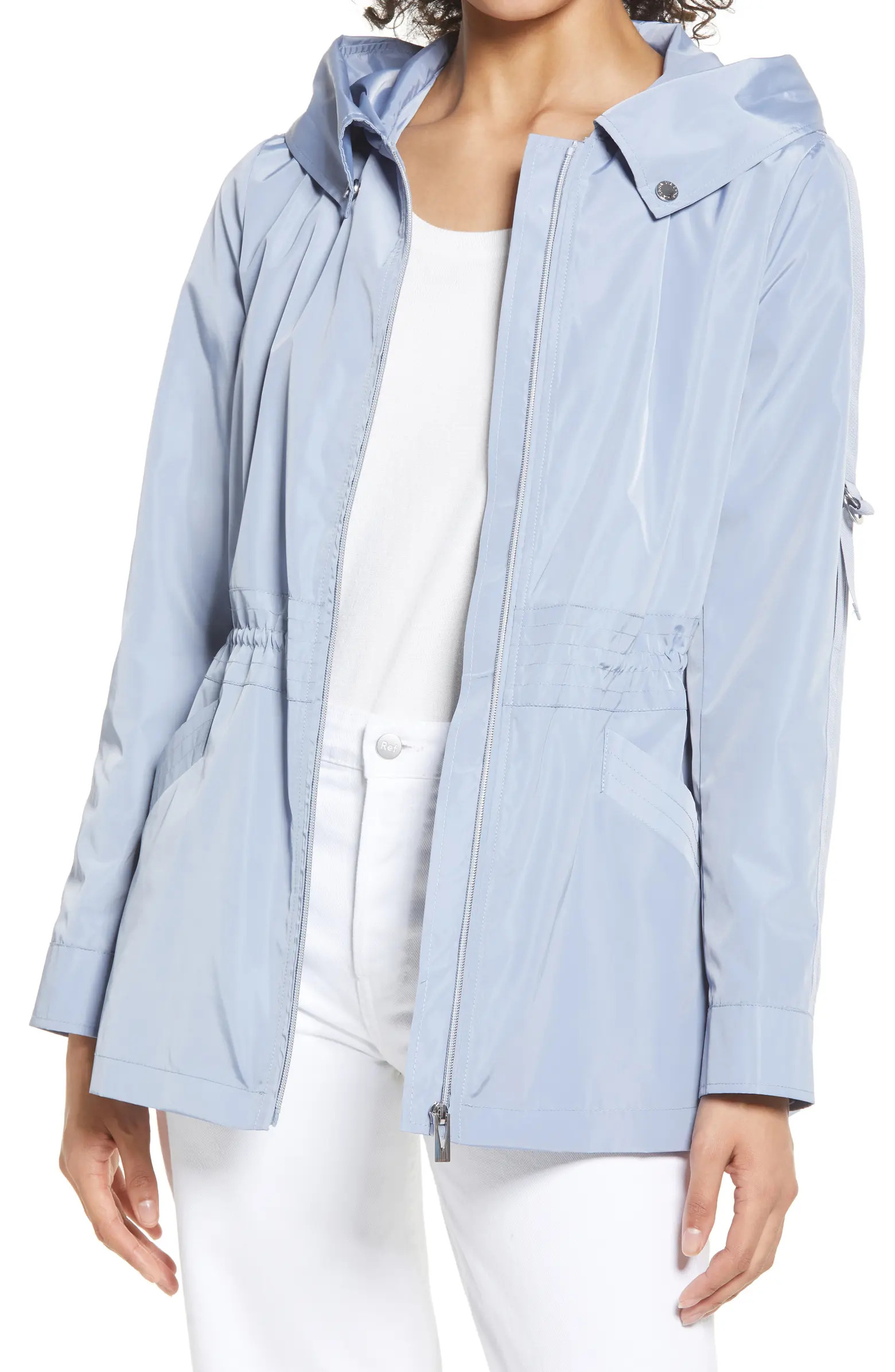 Packable Water Repellent Hooded Rain Jacket | Nordstrom Rack