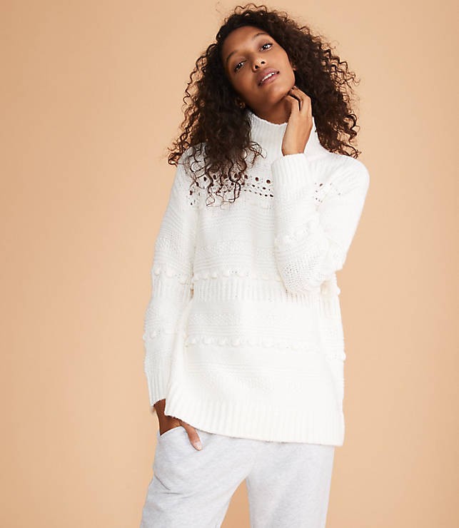 Lou & Grey Winterweave Turtleneck Sweater | LOFT