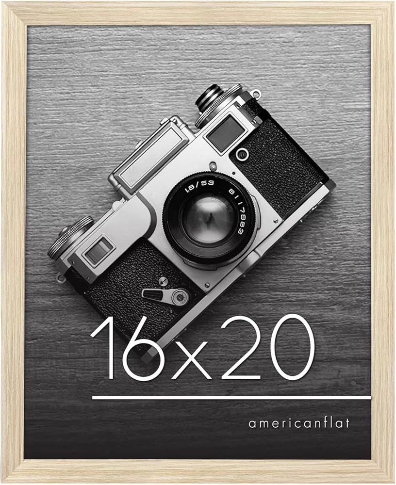 Americanflat 16x20 Picture Frame with Polished Plexiglass - Wide Picture Frames Made of Engineere... | Amazon (US)