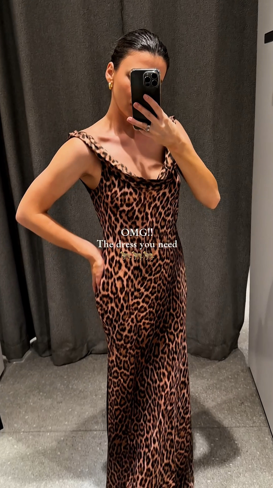 The most beautiful playful dress you NEED right now ✨🐆
If you’re between sizes, I’d recommend sizing up 🫶🏼
I’m wearing a size S in the video (I’m usually a size 34/36 / XS–S).
For reference, I’m 166 cm and wearing heels.
Shoes are EU 39 (I usually wear EU 38.5).


#LTKootd #LTKWedding #LTKTravel #LTKootd