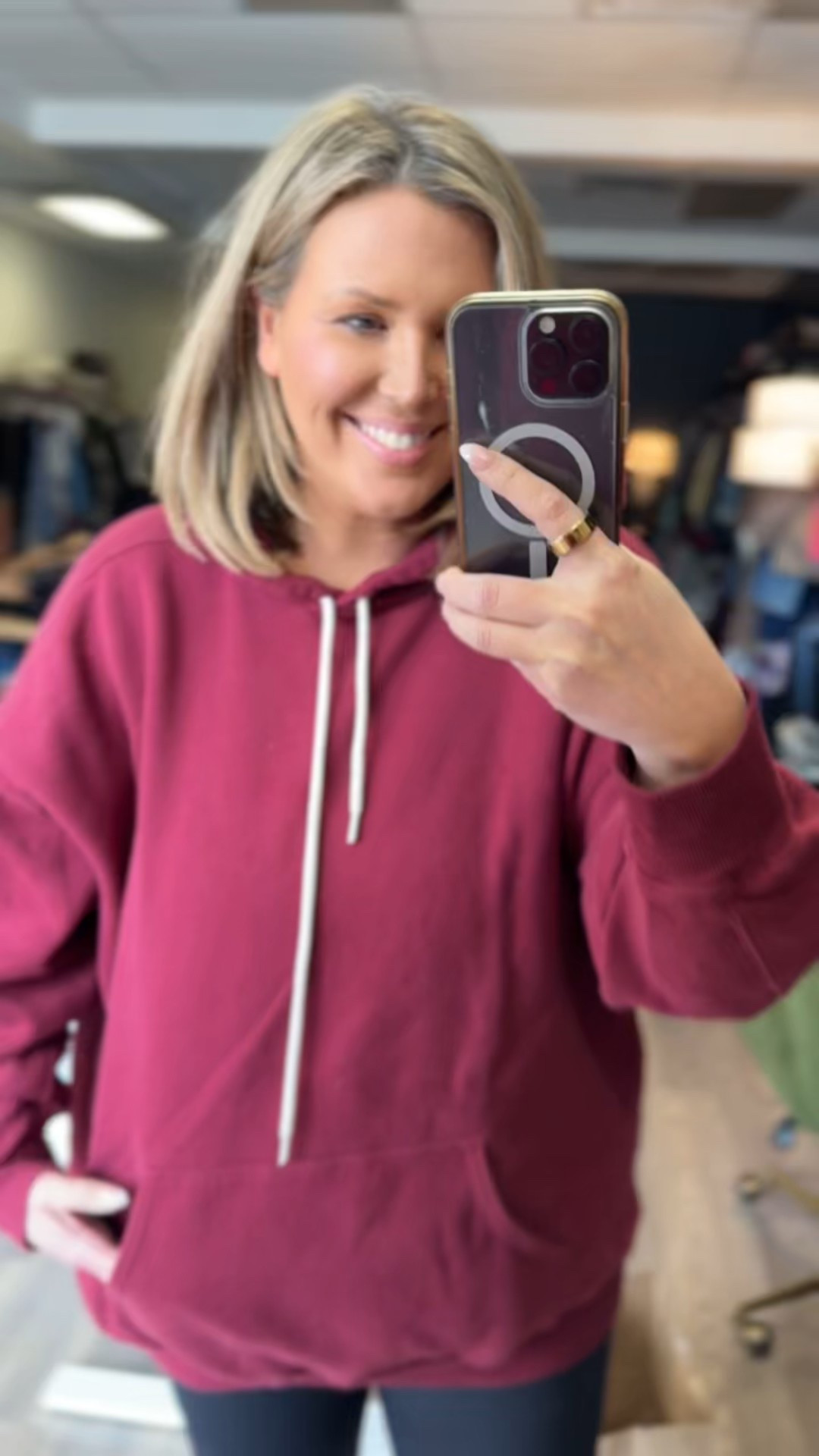 Wearing a XXL in this hoodie! Linked some of my favorite hoodies too! I wear the XXXL tall in abercrombie! The leggings are a XXL and fleece lined!

Plus size fashion, comfy casual, everyday outfits, trendy fashion, ootd, mom style, hoodies, midsize fashion 

#LTKMidsize #LTKPlusSize #LTKootd