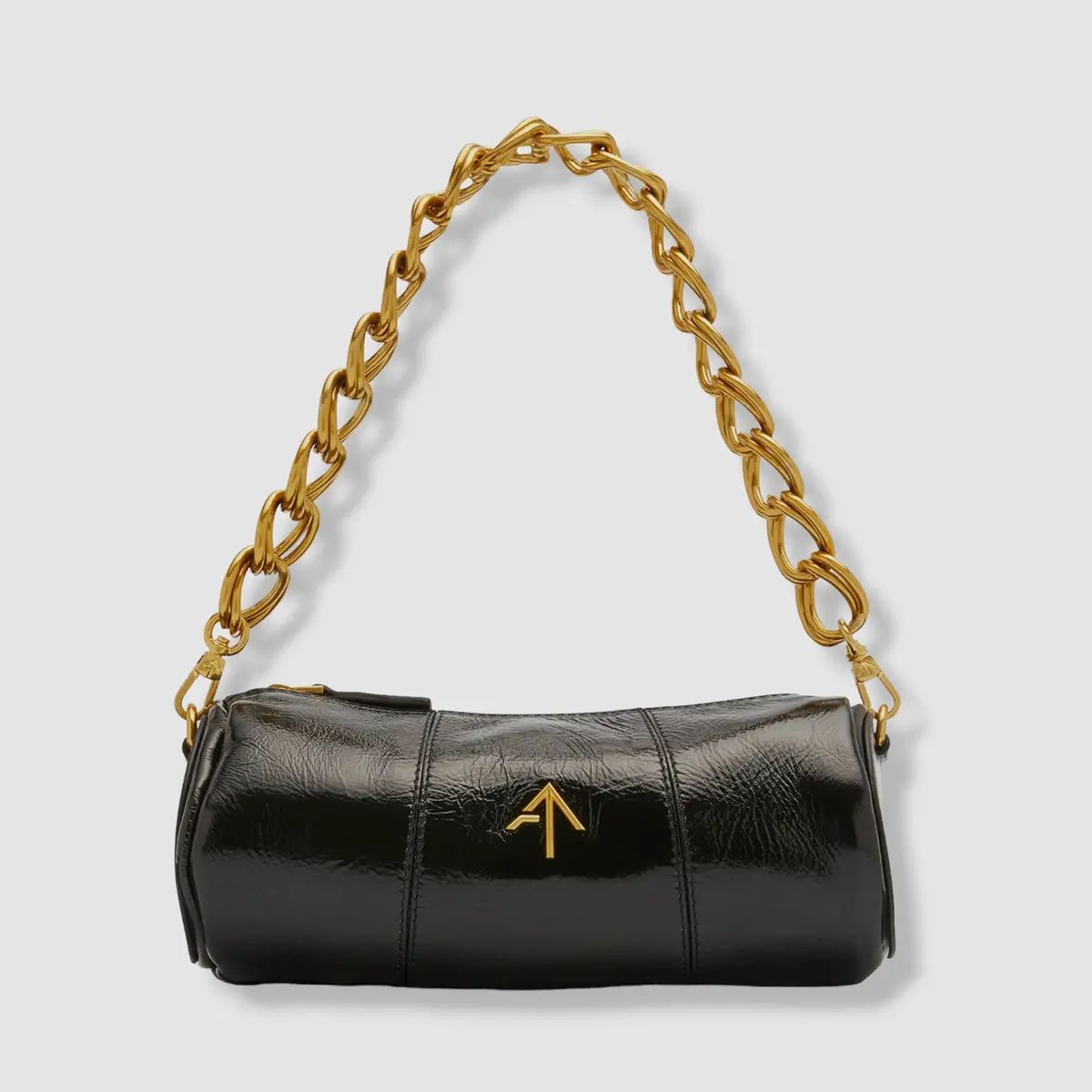 $421 Manu Atelier Women's Black Leather XX Mini Cylinder Shoulder Purse Bag  | eBay | eBay US