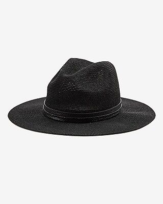 Packable Straw Fedora Hat | Express