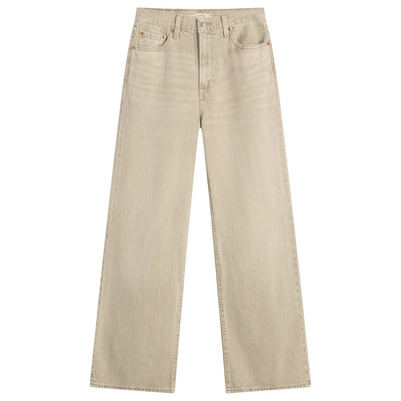 Levi's Women's Ribcage Wide Leg H223 Jeans in Chipped Winter Twig, Size 30"" | END. Clothing