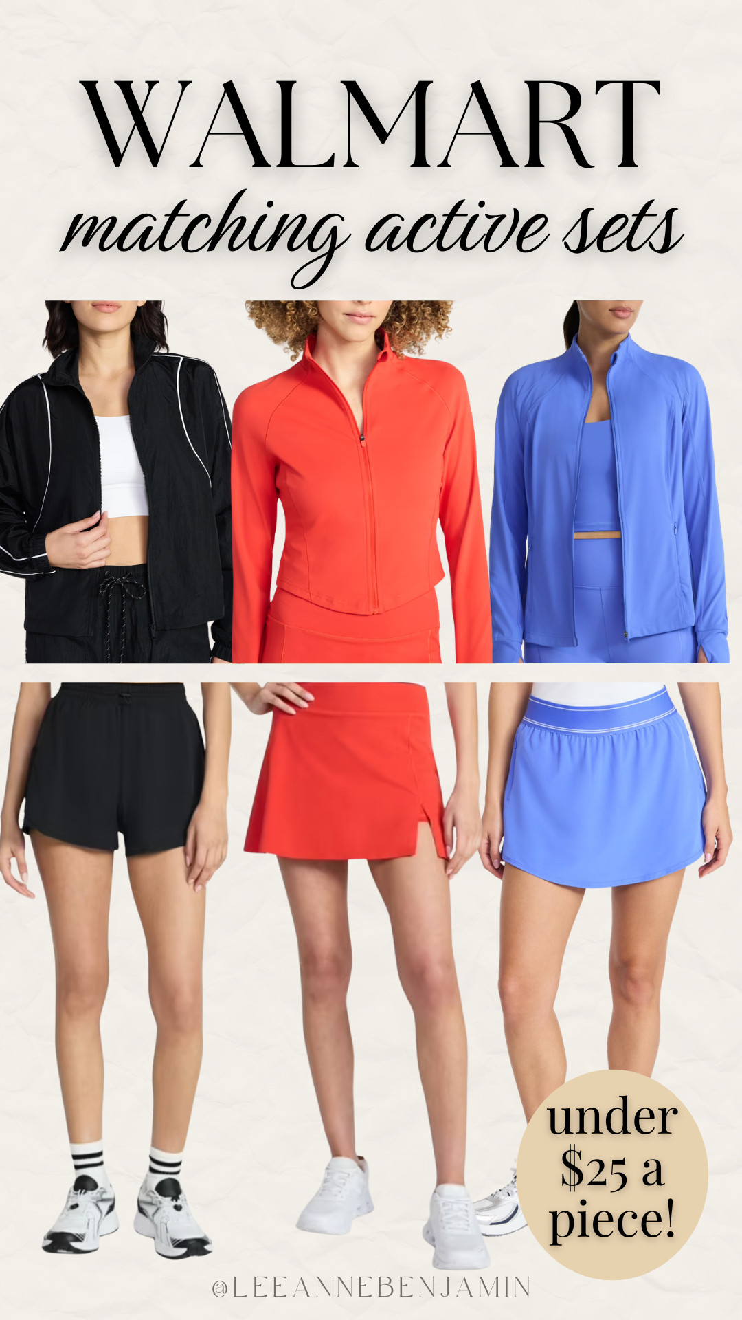 Matching sets under $25 a piece at Walmart! 

 #LTKootd #LTKfitnessgoals #LTKActive