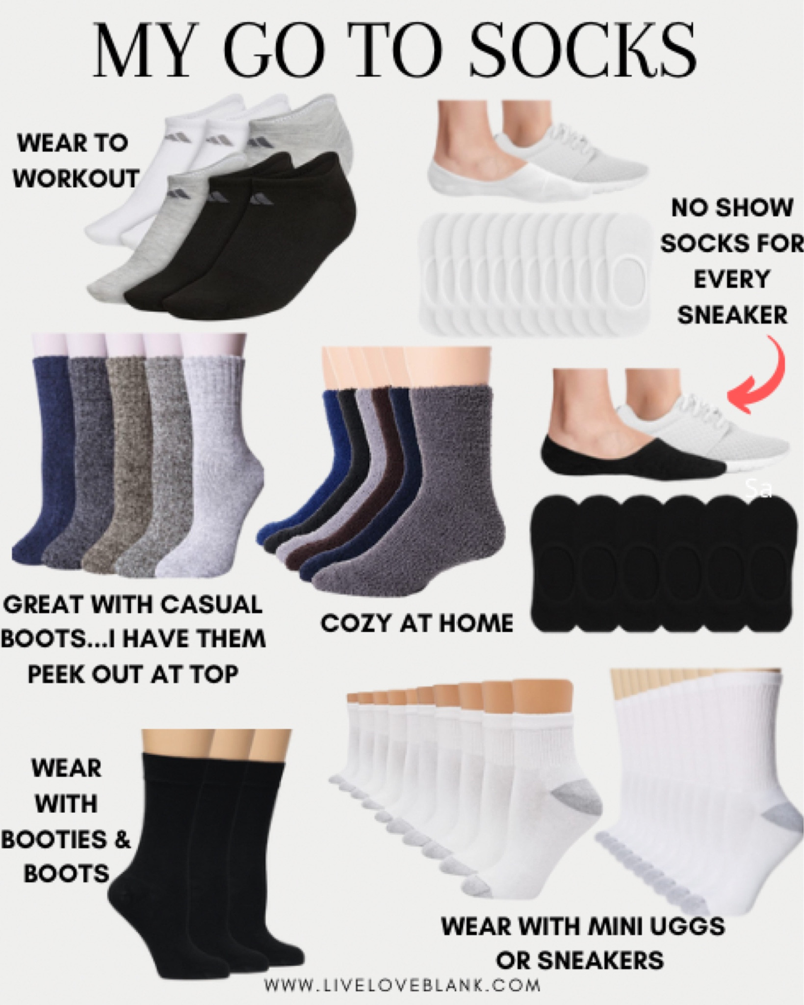 3-Pack Lounge Ankle Socks curated on LTK