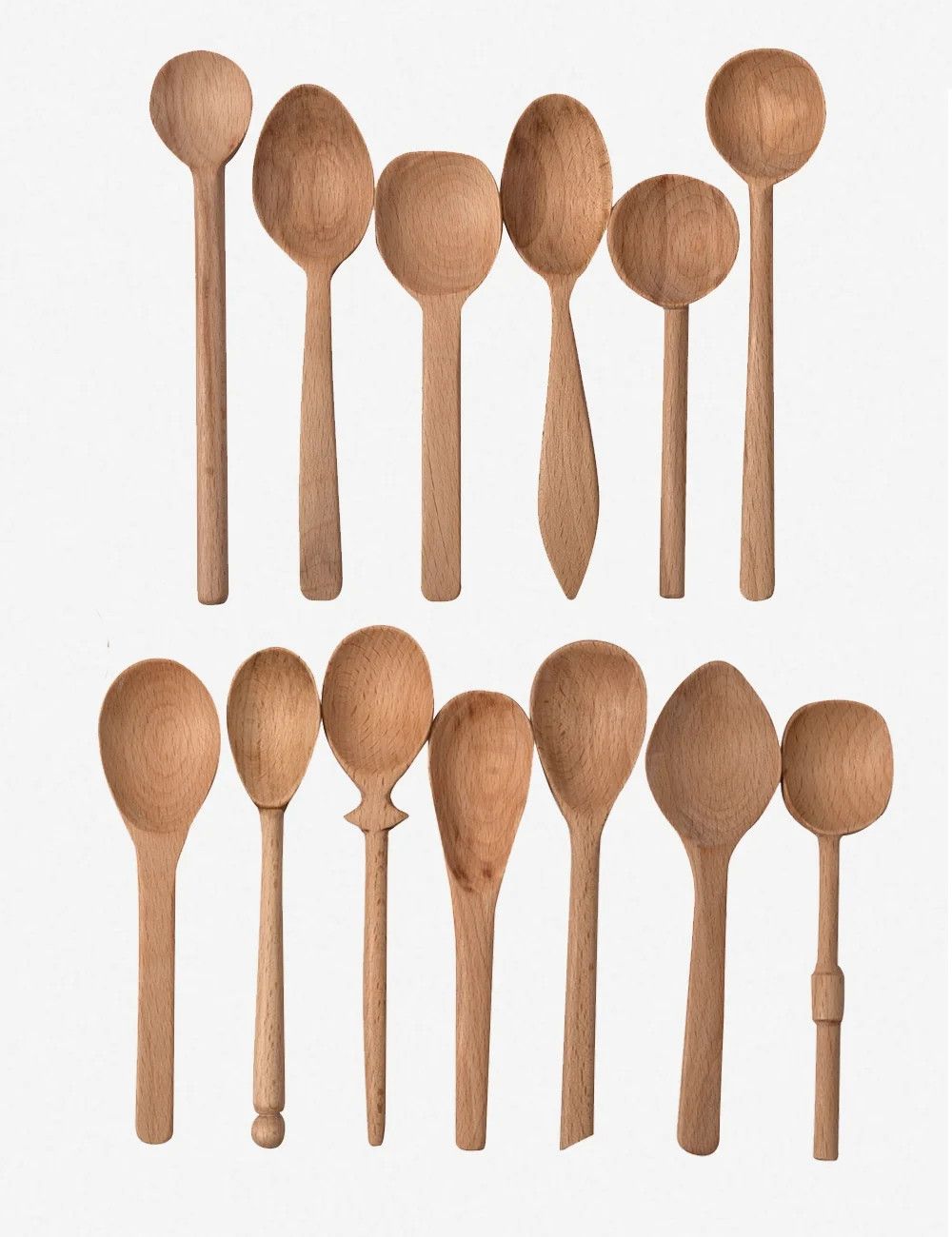 Baker's Dozen Assorted Wood Spoons | Lulu and Georgia 