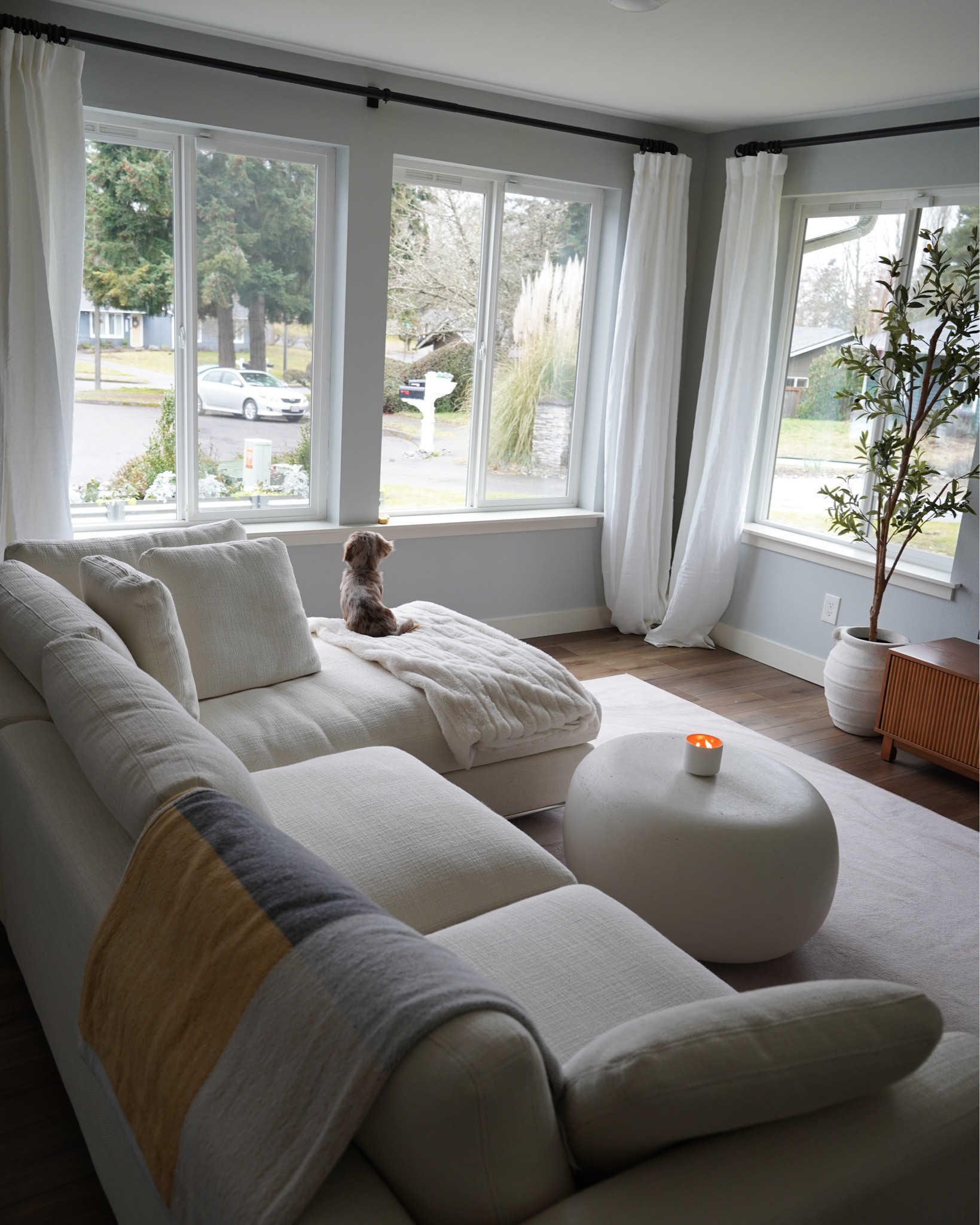 mid-century farmhouse interior design for our very first home!! featuring lovely whites, browns, and subtle complementary colors 🧺🏡

#LTKSaleAlert #LTKFamily #LTKHome