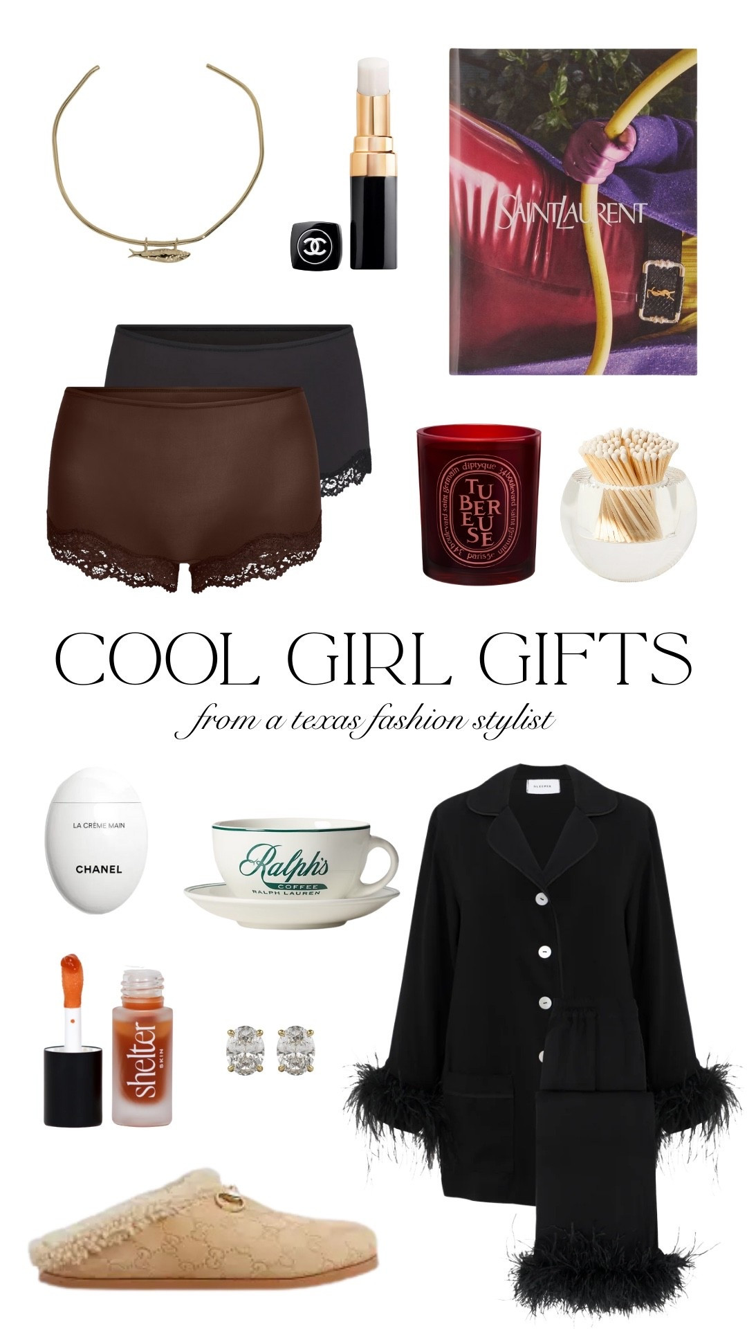 Cool Girl Gift-Guide ✨ Perfect for the special woman in your life. 

Pajamas: Sleeper 
Necklace: James Michelle 

#christmas #giftguide #chicgifts

#LTKGiftGuide #LTKFindsUnder100 #LTKHoliday