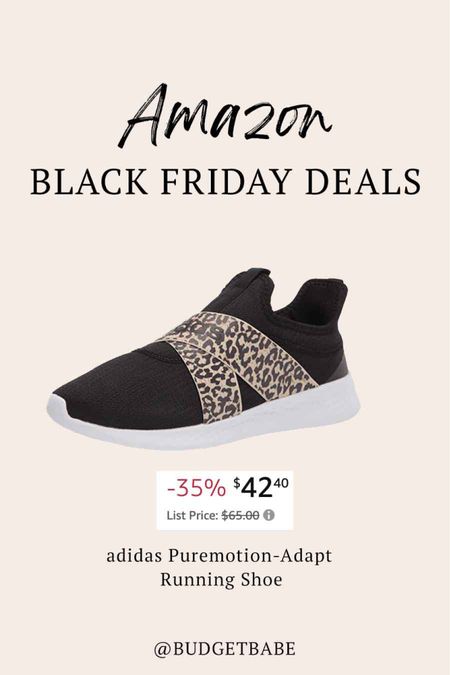 Amazon Black Friday deal on these adidas pure motion running shoes with leopard detail #amazon 

#LTKGiftGuide #LTKsalealert #LTKCyberweek