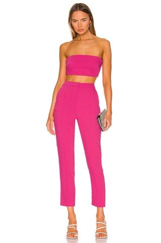 superdown Remy Bandeau Pant Set in Hot Pink from Revolve.com | Revolve Clothing (Global)