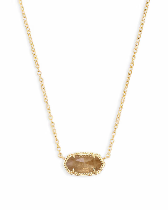 Elisa Gold Pendant Necklace in Citrine | Kendra Scott | Kendra Scott