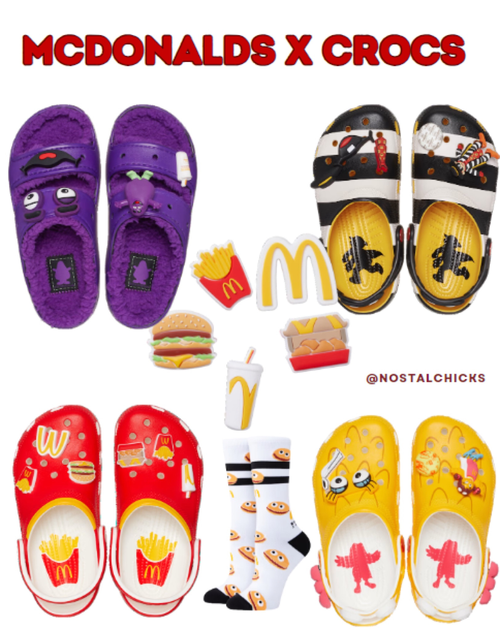McDonald’s x Crocs Collection ❤️

#nostalgia #nostalgic #millennial #millennials #giftguide #holidaygiftguide
