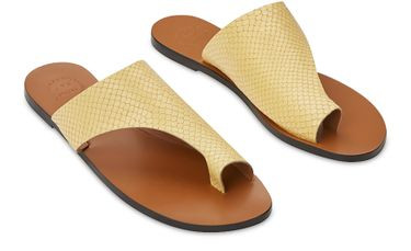 Rosa printed snake cutout sandals - ATP ATELIER | 24S US