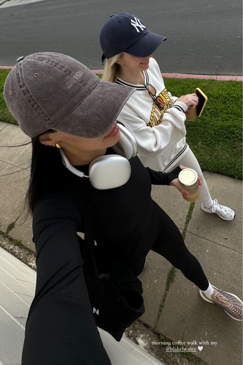 coffee run ootd | workout adanola black leggings & long sleeve, apple earphones, APL sneakers 

#LTKSpringSale #LTKstyletip #LTKfindsunder100