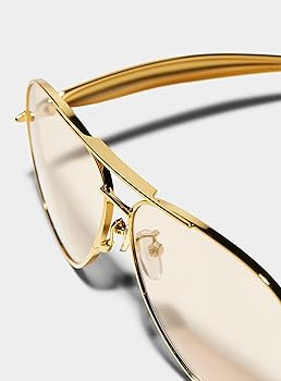 Retro Gold Aviator Sunglasses for Women Men, 2026 Metal Oversized 70s Aviators Sun Glasses | Amazon (US)