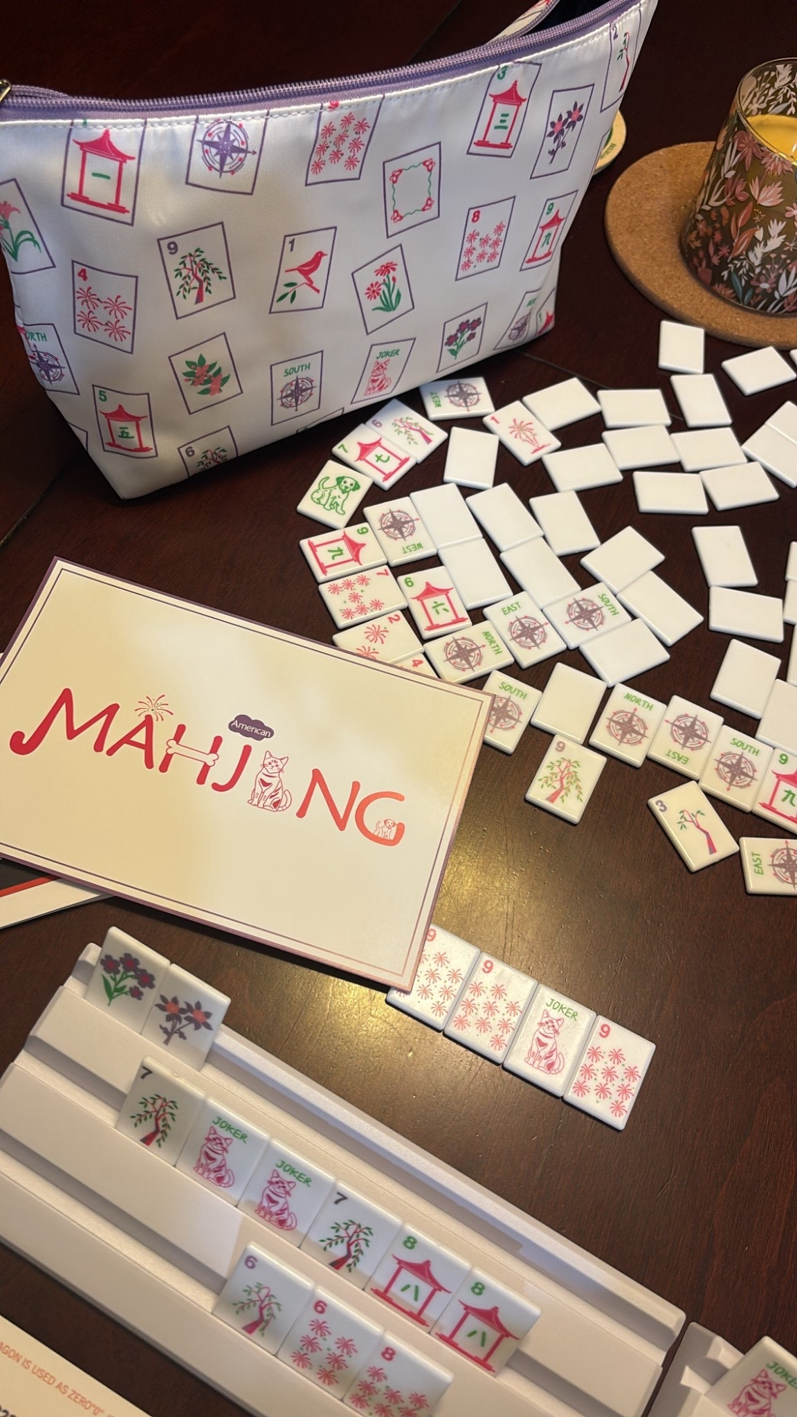 The most affordable mahjong travel tile set! 