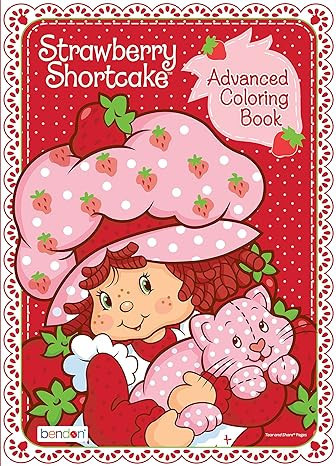 Bendon Strawberry Shortcake Retro 80-Page Advanced Coloring Book (42440) | Amazon (US)