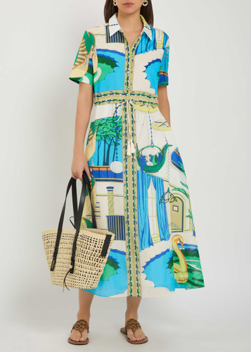 LD PRINTED SHIRT DRESS_76714_MULT | Harvey Nichols