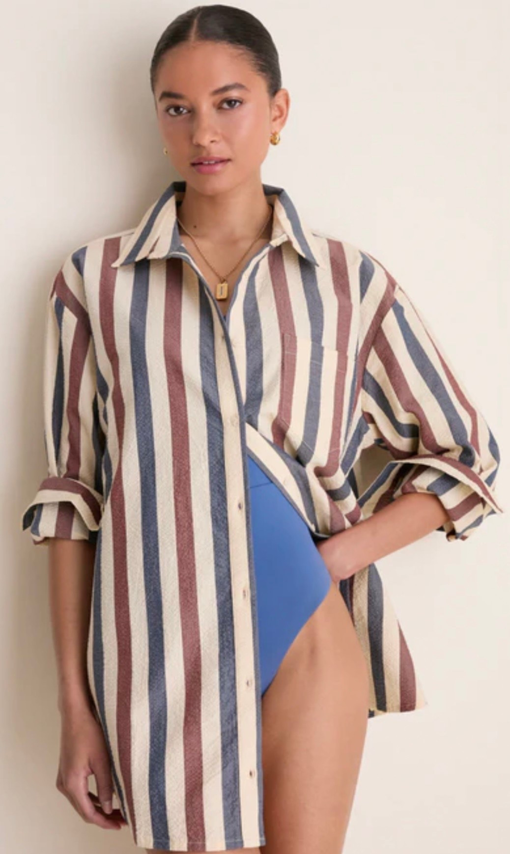 Perfect Americana shirt! Wear with white pants or as a cover up! 💙❤️

#LTKstorytime #LTKootd #LTKgrwm